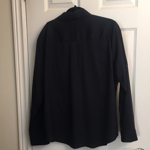 Navy blue blouse - Picture 2 of 2